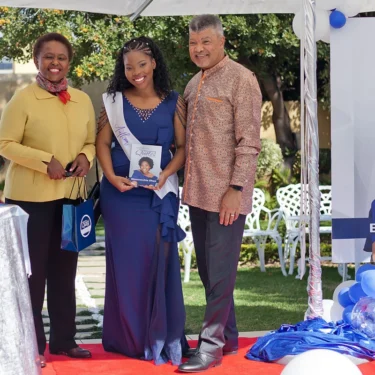 Lihle Zilwa Outdoor Book Launch Trio"